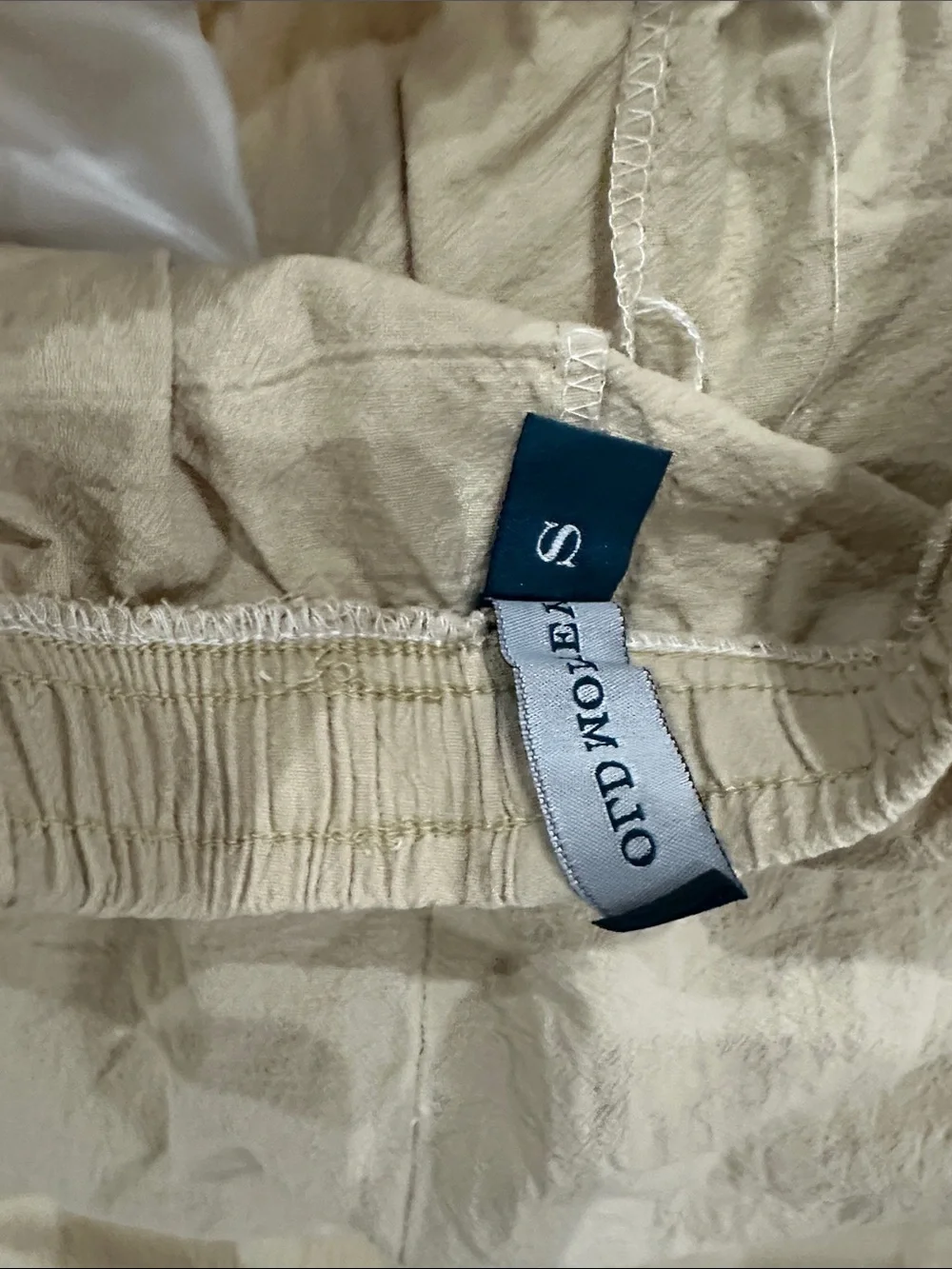 Old Money Men's Beige Drawstring Linen Blend Pants